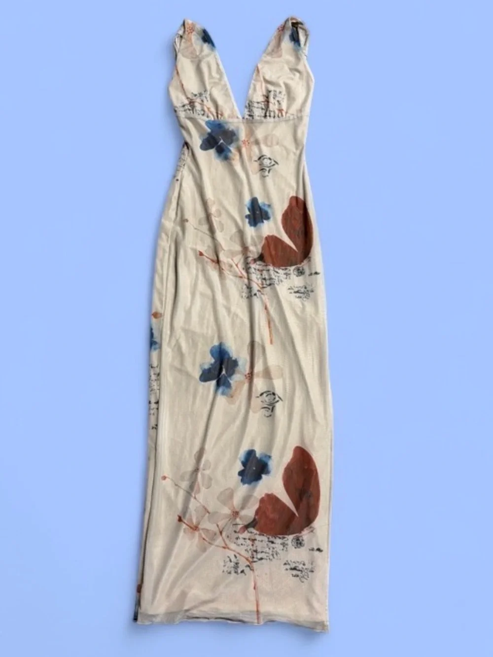 Tiger Mist Floral Butterfly Maxi Dress - Picture 1 of 3